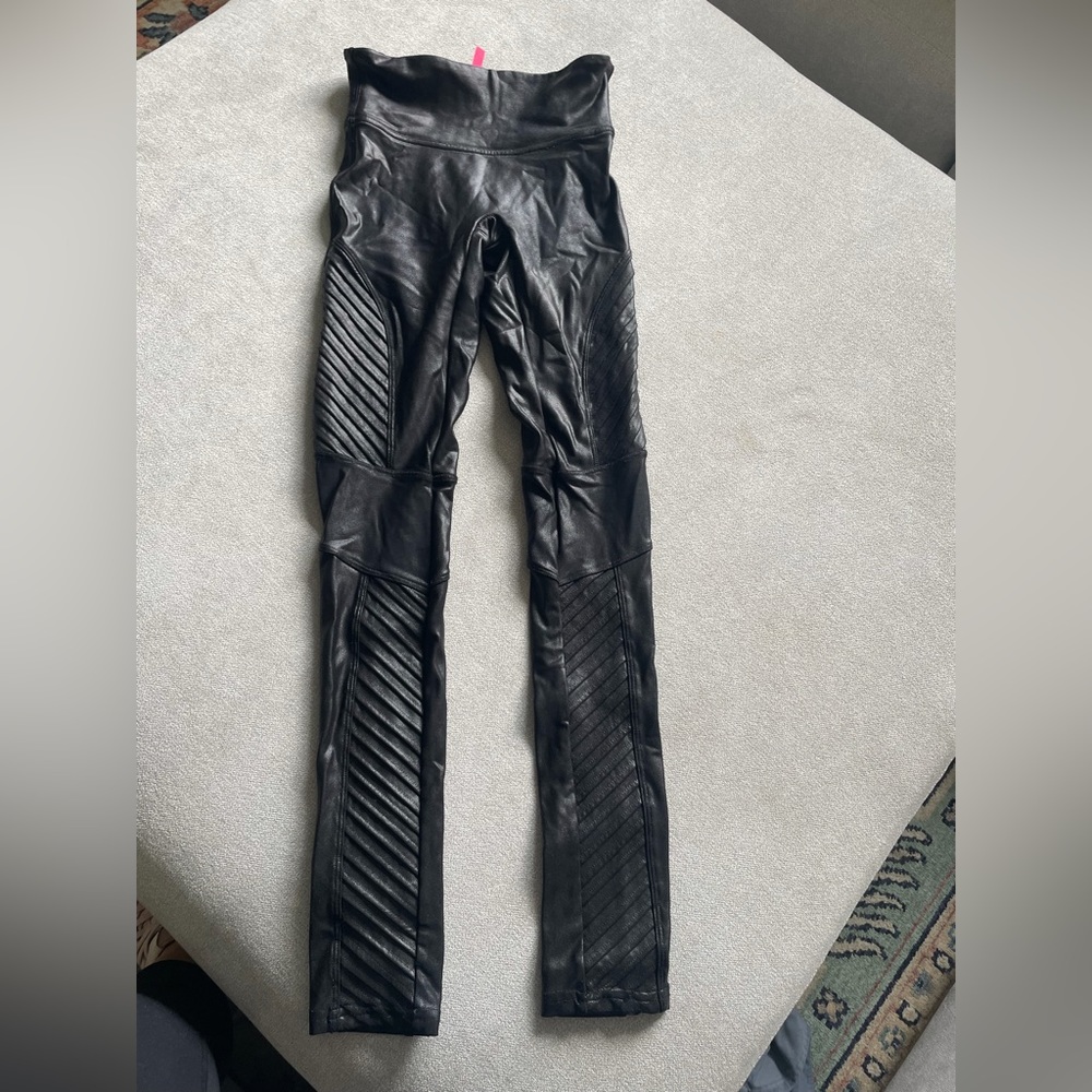 SPANX Faux Leather Leggings